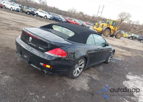 2006 BMW 650I z USA, uszkodzony, nr VIN WBAEK13466CN78614